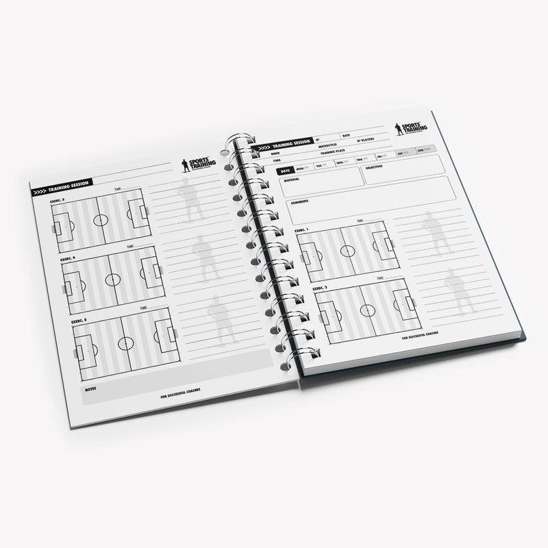 Training Notebook Soccer — Tactical boards for sport coaches — SportsTraining