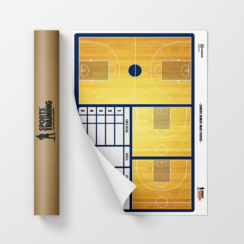 Sticker Board Basketball — Tactical boards for sport coaches — SportsTraining