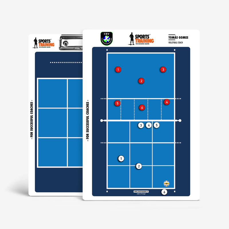 Classic Board Volleyball — Tactical boards for sport coaches — SportsTraining