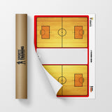 Sticker Board Rink Hockey — Tactical boards for sport coaches — SportsTraining